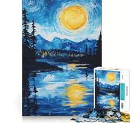 Puzzle Difficile Paysage de Ciel étoilé pour Adultes, 1000 pièces, pour stimuler la mémoire, apaiser et s'évader 50x75cm