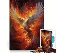 Puzzle Difficile Phénix Mystique pour Adultes, 1000 pièces, Think Toy, Divertissement paisible, découpe Nette, œuvre d'art (38x52cm)