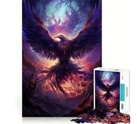 Puzzle Difficile Phénix Mystique pour Adultes, 1000 pièces, Think Toy, Divertissement paisible, découpe Nette, œuvre d'art (50x75cm)