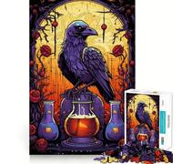 Puzzle Difficile Potion d'amour du Corbeau pour Adultes, 1000 pièces, Casse-tête Mental, détente et Art Assembler, Cadeau spécial (50x75cm)