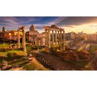 Puzzle Difficile pour Adultes 100 pièces : Ruines du Forum Romain, Rome 45,5x35,5CM