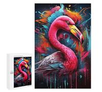 Puzzle Difficile pour Adultes 1000 PCS Colorful Flamingo Artwork-1 Puzzles pour Adultes, Jouet, Décoration Murale, Défi Éducatif De Course De Vitesse Manuelle 1000 PCS