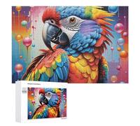 Puzzle Difficile pour Adultes 1000 PCS Colorful Macaw Parrot Art Puzzles pour Adultes, Jouet, Décoration Murale, Défi Éducatif De Course De Vitesse Manuelle 1000 PCS