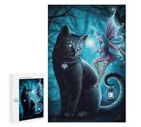 Puzzle Difficile pour Adultes 1000 PCS Enchanted Forest Whiskers Puzzles pour Adultes, Jouet, Décoration Murale, Défi Éducatif De Course De Vitesse Manuelle 1000 PCS