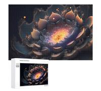 Puzzle Difficile pour Adultes 1000 PCS Flame Blossom Mystic Bloom Puzzles pour Adultes, Jouet, Décoration Murale, Défi Éducatif De Course De Vitesse Manuelle 1000 PCS