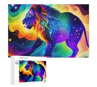 Puzzle Difficile pour Adultes 1000 PCS Rainbow Lion Fantasy Artwork Puzzles pour Adultes, Jouet, Décoration Murale, Défi Éducatif De Course De Vitesse Manuelle 1000 PCS