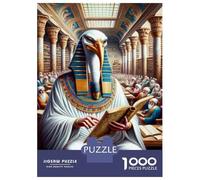 Puzzle Difficile pour Adultes 1000 Pièces Ancient Egyptian Library Puzzles pour Adolescents Jeux Amusants Cadeaux pour Femmes Défi À Compléter 70x50cm/1000pcs
