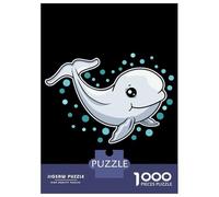 Puzzle Difficile pour Adultes 1000 Pièces Baby Beluga Whale Gift Puzzle Adulte Jeu Manuel pour S'amuser en Famille Un Défi À Relever 38x26cm/1000pcs