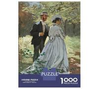Puzzle Difficile pour Adultes 1000 Pièces Bazille and Camille 1865 Puzzle Anti-Stress, Jeu D'analyse Et De Logique, Cadeau d'anniversaire, Cadeaux, 38x26cm/1000pcs