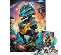 Puzzle Difficile pour Adultes 1000 pièces Biopunk Dino Jam Session Puzzle pour Adultes Jeux relaxants Améliore la mémoire Défi à compléter (Taille 50x75cm)