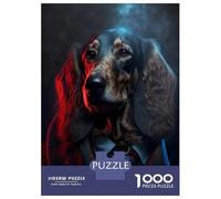 Puzzle Difficile pour Adultes 1000 Pièces Canine Detective Puzzle Adulte Jeu Manuel pour S'amuser en Famille Un Défi À Relever 70x50cm/1000pcs