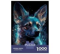 Puzzle Difficile pour Adultes 1000 Pièces Chihuahua Dog Puzzle Adulte Jeu Manuel pour S'amuser en Famille Un Défi À Relever 52x38cm/1000pcs