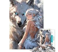 Puzzle Difficile pour Adultes 1000 pièces Compagnons au Clair de Lune Puzzle Adulte Anti-Stress Jouet de décoration intérieure défi à relever (Dimensions 50x75cm)