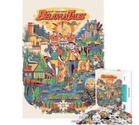Puzzle Difficile pour Adultes 1000 pièces Contes d'été de Biélorussie Puzzles pour Adolescents Vacances à la Maison Activités Amusantes pour Passer Le Temps Jeu Stimulant Cadeaux (Taille 50x75cm)