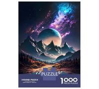 Puzzle Difficile pour Adultes 1000 Pièces Cosmic Everest Reflection Puzzle Casse-tête Jeu D'analyse Et De Logique Excellent Cadeau pour Les Joueurs 70x50cm/1000pcs