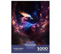Puzzle Difficile pour Adultes 1000 Pièces Cosmic Phoenix Rising Puzzle Casse-tête Jeu D'analyse Et De Logique Excellent Cadeau pour Les Joueurs 38x26cm/1000pcs