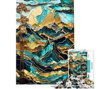 Puzzle Difficile pour Adultes 1000 pièces Coucher de Soleil sur la Montagne Harmonie Puzzles pour Adolescents Vacances à la Maison Activités Amusantes pour Passer Le Temps Jeu Stimulant Cadeau