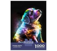 Puzzle Difficile pour Adultes 1000 Pièces Cute Galaxy Puppy Puzzles pour Adolescents Jeu Manuel Vacances À La Maison Passer Le Temps pour Les Joueurs 38x26cm/1000pcs