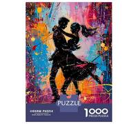 Puzzle Difficile pour Adultes 1000 Pièces Dancing in Paint Puzzles pour Adolescents Jeu Manuel Vacances À La Maison Passer Le Temps pour Les Joueurs 52x38cm/1000pcs