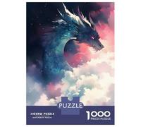 Puzzle Difficile pour Adultes 1000 Pièces Dragon Puzzle Casse-tête Jeu D'analyse Et De Logique Excellent Cadeau pour Les Joueurs 70x50cm/1000pcs