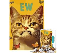 Puzzle Difficile pour Adultes 1000 pièces Expressions Amusantes défi éducatif décoration Murale Jouet pour Les 14 Ans et Plus 38x52cm