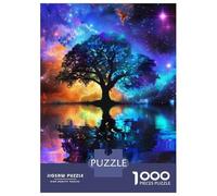 Puzzle Difficile pour Adultes 1000 Pièces Galactic Tree Reflections Puzzle, Jouet, Décoration Murale, Cadeau D'analyse Et De Logique pour Les Amis Et La Famille 52x38cm/1000pcs