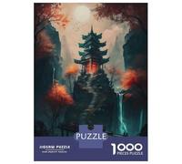 Puzzle Difficile pour Adultes 1000 Pièces Grand Staircase Puzzles pour Adultes Jeux De Famille Assemblage De Motifs Défi À Compléter 70x50cm/1000pcs