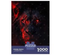 Puzzle Difficile pour Adultes 1000 Pièces Inferno Eyes of The Lion Puzzle Adulte Jeu Manuel pour S'amuser en Famille Un Défi À Relever 70x50cm/1000pcs