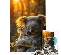 Puzzle Difficile pour Adultes 1000 pièces Koala Maman et bébé Jeu éducatif et Relaxant Cadeau éducatif et éducatif pour Anniversaires (Dimensions 38x52cm)