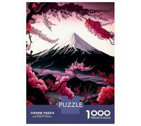 Puzzle Difficile pour Adultes 1000 Pièces Landcapes Sakura Japan Puzzle Casse-tête Jeu D'analyse Et De Logique Excellent Cadeau pour Les Joueurs 70x50cm/1000pcs