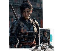 Puzzle Difficile pour Adultes 1000 pièces Les Cicatrices d'un Ronin Activités Amusantes à la Maison Activités familiales Jeux Amusants Convient aux 14 Ans et Plus 50x75cm