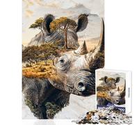 Puzzle Difficile pour Adultes 1000 pièces Majesté Royale de la Nature Jeux relaxants décoration Parfaite Jouet de Collection pour Artistes Beaux-Arts (38x26cm)