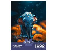 Puzzle Difficile pour Adultes 1000 Pièces Micro Elephant Puzzle, Jouet, Décoration Murale, Cadeau D'analyse Et De Logique pour Les Amis Et La Famille 70x50cm/1000pcs