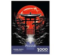Puzzle Difficile pour Adultes 1000 Pièces Mystical Gate Horror Puzzles pour Adolescents Jeux Amusants Cadeaux pour Femmes Défi À Compléter 70x50cm/1000pcs
