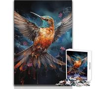 Puzzle Difficile pour Adultes, 1000 pièces, Oiseau Bleu, pour des Moments de Calme et de détente Jeu de précision Standard Dimensions:50x75cm