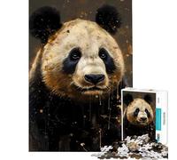 Puzzle Difficile pour Adultes 1000 pièces Panda ami Imaginaire Un Jeu éducatif et Amusant pour Toute la Famille à partir de 14 Ans 38x52cm