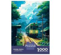 Puzzle Difficile pour Adultes 1000 Pièces Rainy Days Puzzle Casse-tête Jeu D'analyse Et De Logique Excellent Cadeau pour Les Joueurs 38x26cm/1000pcs