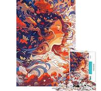 Puzzle Difficile pour Adultes 1000 pièces Reine de la forêt Puzzles pour Adolescents Vacances à la Maison Activités Amusantes pour Passer Le Temps Jeu Stimulant Cadeau (Dimensions 38x52cm)