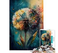 Puzzle Difficile pour Adultes 1000 pièces Rêves de pissenlits Jeu éducatif et Relaxant Cadeau éducatif et éducatif pour Les Anniversaires (Dimensions 38x52cm)