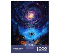 Puzzle Difficile pour Adultes 1000 Pièces Spider and The Galaxy Puzzles pour Adultes Jeux De Famille Assemblage De Motifs Défi À Compléter 38x26cm/1000pcs