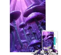 Puzzle Difficile pour Adultes 1000 pièces surréalisme Une forêt Art Aide à stimuler Le Cerveau Jeu éducatif et Amusant pour Toute la Famille à partir de 14 Ans 50x75cm