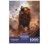 Puzzle Difficile pour Adultes 1000 Pièces The Roaring Titan Puzzle Adulte Jeux Relaxants Améliore La Mémoire Défi Éducatif 38x26cm/1000pcs