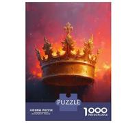 Puzzle Difficile pour Adultes 1000 Pièces The Royal Crown Puzzle Anti-Stress, Jeu D'analyse Et De Logique, Cadeau d'anniversaire, Cadeaux, 70x50cm/1000pcs