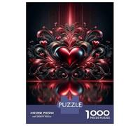 Puzzle Difficile pour Adultes 1000 Pièces Valentine's Day Heart Decorations Puzzle, Jouet, Décoration Murale, Cadeau D'analyse Et De Logique pour Les Amis Et La Famille 38x26cm/1000pcs