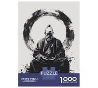 Puzzle Difficile pour Adultes 1000 Pièces Zen Master in Meditation Puzzle, Jouet, Décoration Murale, Cadeau D'analyse Et De Logique pour Les Amis Et La Famille 70x50cm/1000pcs