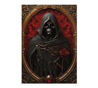 Puzzle Difficile pour Adultes 1000pcs(38x26cm) Dark Reaper with Red Rose Puzzles pour Adultes, Jouet, Décoration Murale, Une Œuvre d'art, Un pour Les Joueurs 1000pcs(38x26cm)