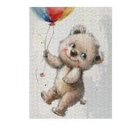 Puzzle Difficile pour Adultes 1000pcs(52x38cm) Adorable Teddy Bear Balloons Illustration Puzzles pour Adolescents : Jeu Pratique, Analyse Et Défi Éducatif De Logique 1000pcs(52x38cm)