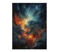 Puzzle Difficile pour Adultes 1000pcs(52x38cm) Cosmic Nebula Sky Jeu De Puzzle Familial Anti-Stress, Défi Éducatif 1000pcs(52x38cm)