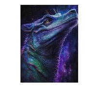 Puzzle Difficile pour Adultes 1000pcs(52x38cm) Galactic Lizard Art Print-5 Puzzles pour Adultes, Jeu Manuel, Défi Difficile, Cadeau d'anniversaire, Cadeaux, 1000pcs(52x38cm)