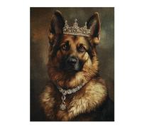 Puzzle Difficile pour Adultes 1000pcs(52x38cm) Royal German Shepherd Portrait-2 Puzzles pour Adultes, Jouets Anti-Stress, Difficile, Excellent Cadeau pour Les Amateurs De Jeux 1000pcs(52x38cm)